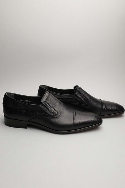 Gondol Ανδρικό Γνήσιο Δέρμα Classic Black Croco 45 Ttx.148