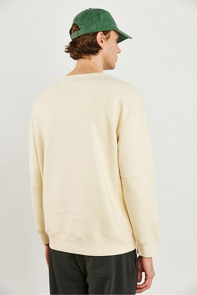 VENA Ανδρικό φούτερ Clark Bone Crew Neck Oversize