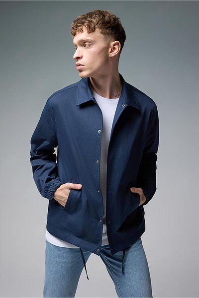 VENA Ανδρικό μπουφάν Ross Navy Blue Parachute - 8880-026