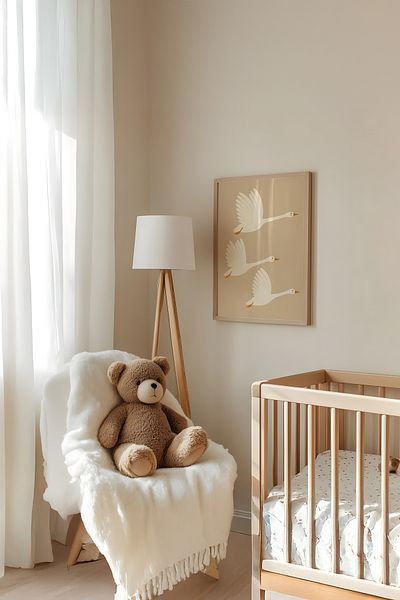 Home Duck Family Scandinavian Διακόσμηση Παιδικού Δωματίου, Διακόσμηση Παιδικού Δωματίου Bohemian χωρίς πλαίσιο
