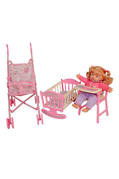 BabyCara 4-In-1 Durable, Sturdy And Foldable Easy To Carry Sweet Baby Set For Kids