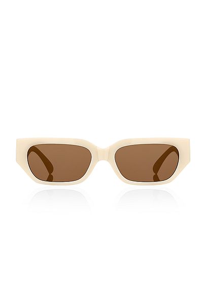 Kinary Unisex Sunglasses Cream Shiny 1046