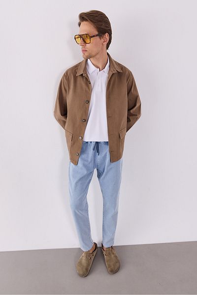 VENA Tom Regular Fit Χρωματιστό Jean Jacket - TABA