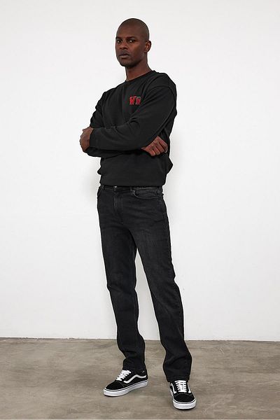 VENA Kalimnos Black Comfort Fit Jean Παντελόνι - Μαύρο