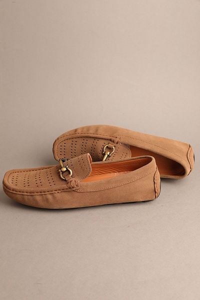 Gondol Loafer clasic din piele naturală pentru bărbați Mink 42 Ttx.20179