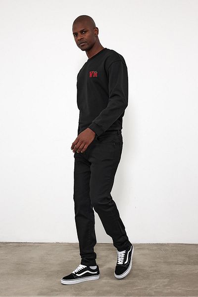 VENA Smith Stay Black Tapered Fit Jean Παντελόνι - Stay Black