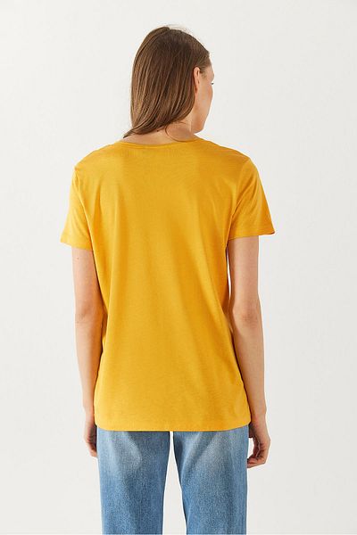 VENA Tricou modal Boyfriend Fit cu decolteu în V Regular Käyisi