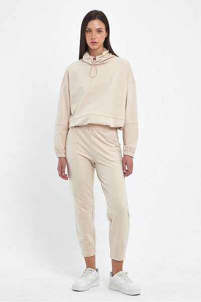 VENA Pantaloni de trening Norah Relaxed Fit - Stone