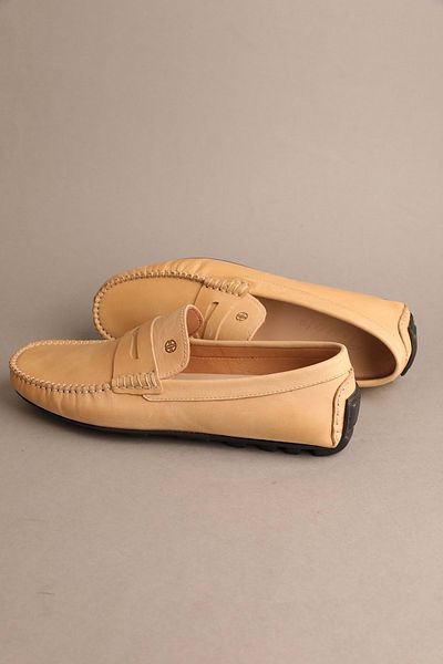 Gondol Loafer clasic din piele naturală pentru bărbați Camel 41 Ttx.20186