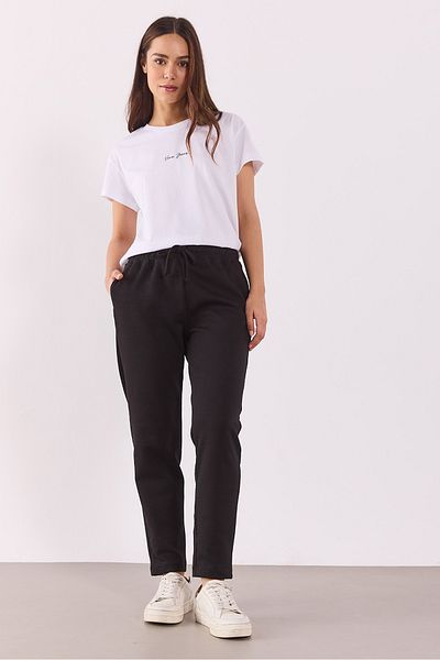 VENA Βαμβακερό Φούτερ Larissa Regular Fit - Μαύρο