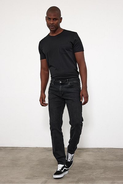 VENA Smith Black Tapered Fit Jean Παντελόνι - Μαύρο