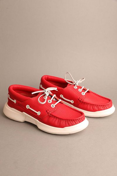 Gondol Bărbați din piele naturală Classic Casual Roșu 41 Ttx.503
