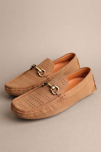 Gondol Loafer clasic din piele naturală pentru bărbați Mink 42 Ttx.20179