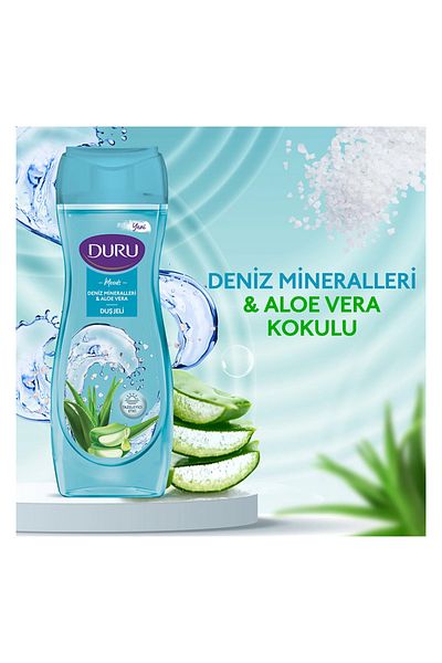 Duru Aleo Vera 450 ml - Shower Gel Moods Sea Minerals