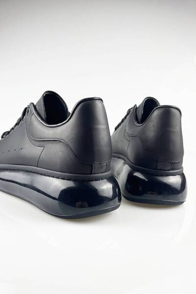 LUSIVE Siyah %100 Hakiki Deri Ultra Rahat Erkek Günlük Ayakkabı LUASS26AL0052