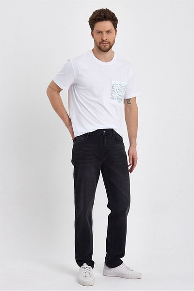 VENA Kalimnos Black Comfort Fit Jean Παντελόνι - Μαύρο