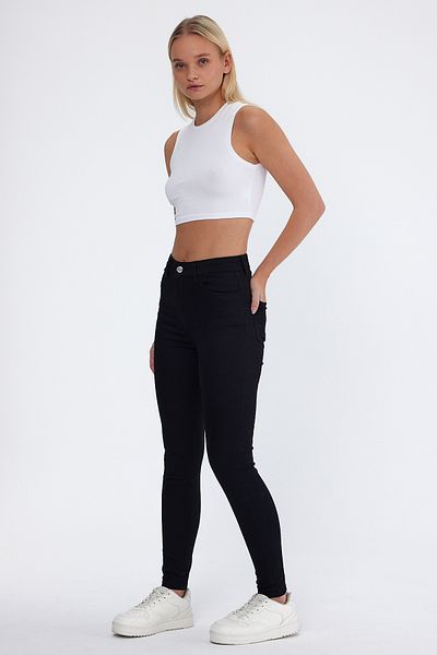VENA Holly Powerstretch Skinny Trousers - Black