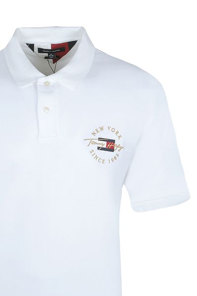 Tommy Hilfiger Stripe Cotton Mesh Men's T-Shirt 78J6833-100