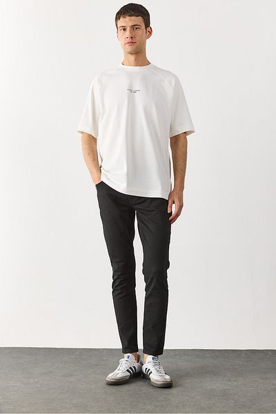 VENA Teos Black Skinny Jean Παντελόνι - ΜΑΥΡΟ