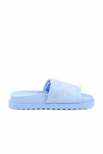 Guess Fabio2 Women's Blue Slippers Fljfa2Ele19-Blue