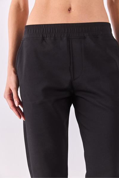 VENA Alian Smart Trousers with Elastic Waist - Black