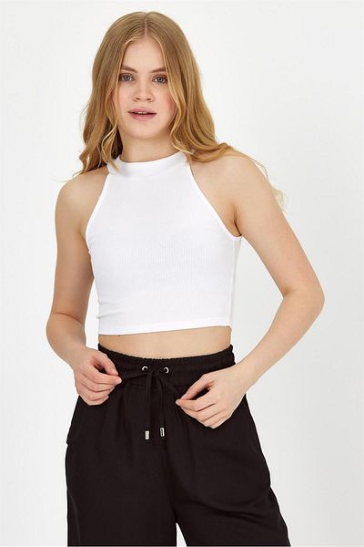 VENA Nancy Halter Top Tank - alb