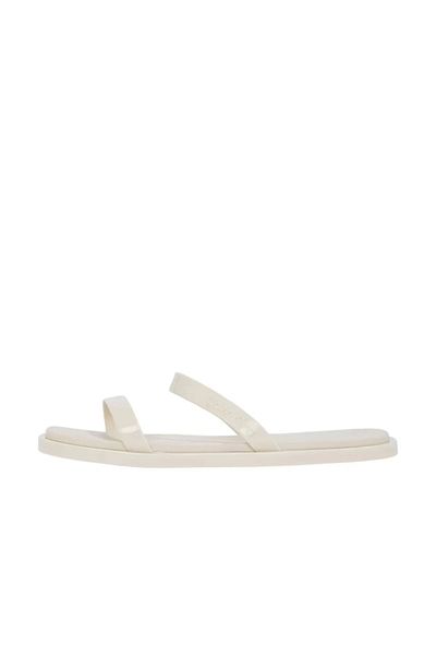 Calvin Klein Double Bar Slide - شبشب جيلي نسائي Hw0hw02417-aeo