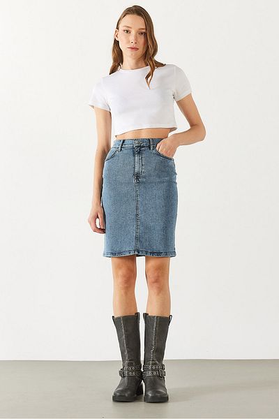 VENA Fusta Freya Dirty Med Blue Jean - Dirty Med Blue