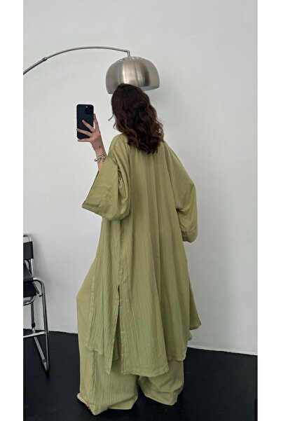 REFİŞ BUTİK VE AKSESUAR مجموعة كيمونو بفتحة طويلة