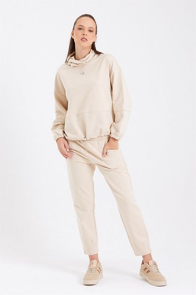 VENA Γυναικείο παντελόνι Norah Cream Casual Cut
