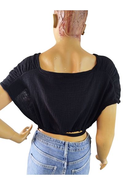 estewoman Muslin 100% Cotton Elastic Blouse