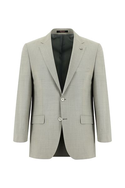 Abdullah Kiğılı Classic Patterned Wool Suit