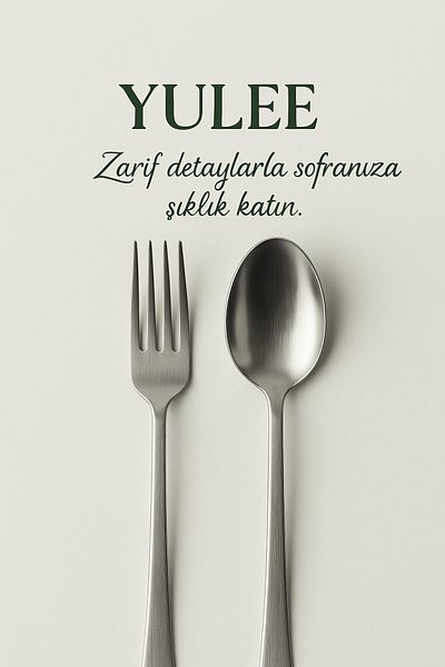 Yulee 30 Piece Daily Cutlery Set (Stainless Steel - Glossy Surface)