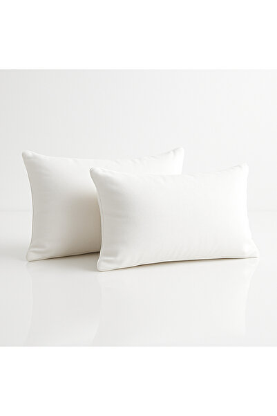 İzgi Concept 2 Pieces |   Premium Smooth Kirlent Inner Pillow |   100% Original Silicone Filler |   Rectangular Seat Pillow
