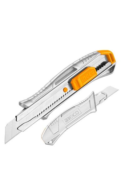Ingco Super Select Cutter, Aluminum Body, , Blade 18 X 100 Mm
