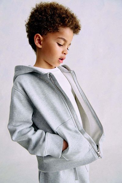 H&M Cotton zip-through hoodie