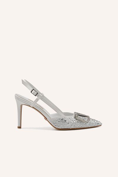 MARCATELLI Sedef Satin Rahaf Heeled Bridal Shoes