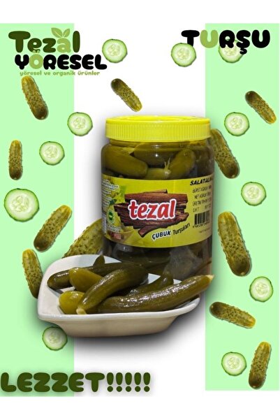 TEZAL ÇUBUK SALATALIK TURŞU 1 LTX2 ADET