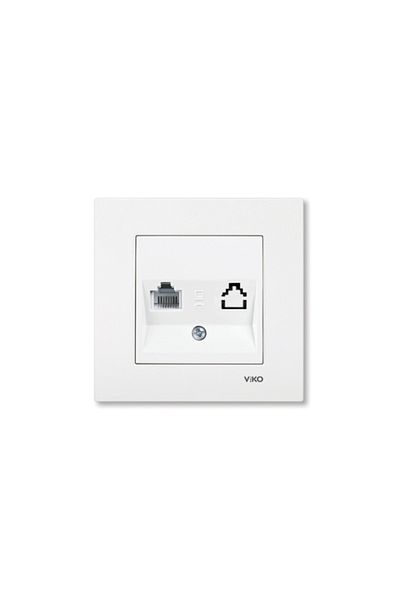 VİKO مقبس هاتف Viko Karre Numeris (RJ11) مع إطار