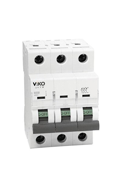 VİKO 32A 4.5 kA C TİPİ K OTOMAT TRİFAZE SİGORTA