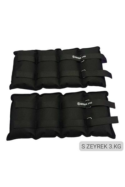 Dsm 3 kg × 2 buc. Total 6 kg Set de greutăți pentru întărirea mușchilor încheieturii mâinii, piciorului, pungă de nisip