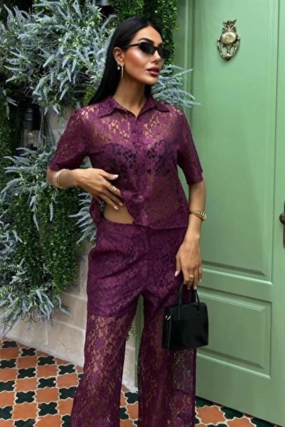 Lijuri Lined Pant Lace Double Suit 10119