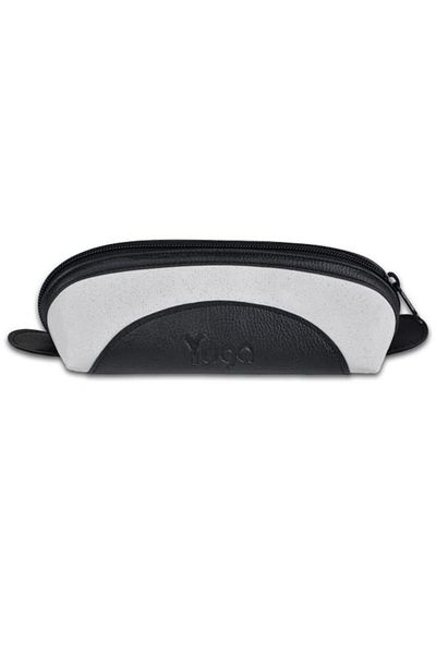 Fatih Yuga Patent Leather Pen Holder Black White