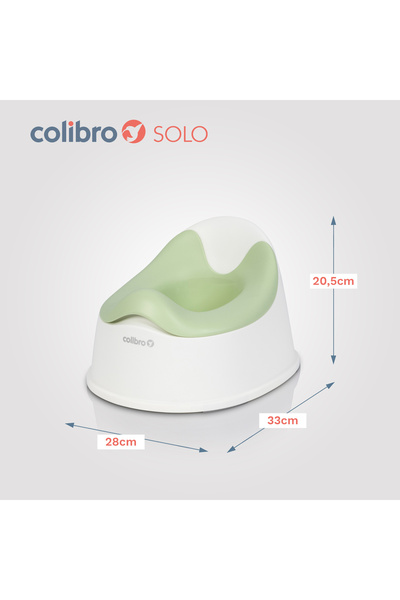 Colibro Solo Potty with Removable Bowl and Ergonomic Shape, Cool