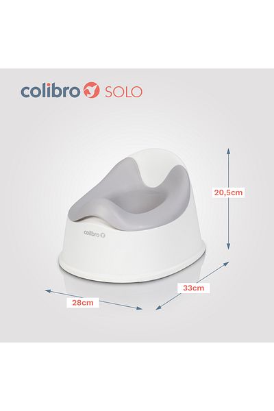 Colibro Olita Cu Vas Detasabil Si Forma Ergonomica Solo, Cloud Grey
