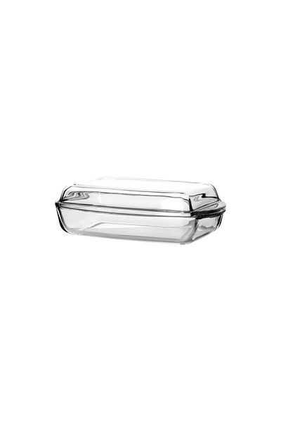 Paşabahçe Borcam Rectangular Covered Pot (59019)