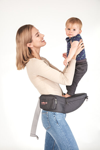 Colibro Colibro Honey 6-in-1 ergonomic baby carrier with removable seat, Dark gray