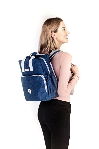 Colibro Geanta Bebelusi Rucsac Colibro POP pentru mama sau tata, atasabila de carucior, Albastru