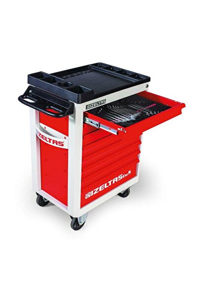 İzeltaş Pro Serisi Takım Dolabı 8 Çekmeceli 206 Parça Dolu (8241 00 1209)