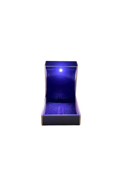 MeGass Dekor Leather Ring Box with Light